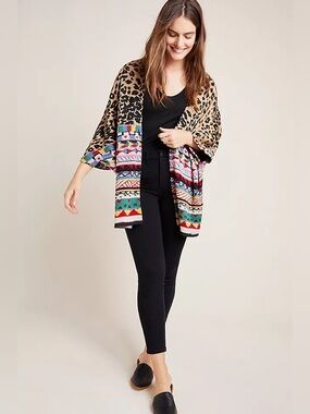 Anthropologie Aldomartins Annistyn Knit Kimono .